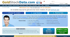Desktop Screenshot of goldstockdata.com